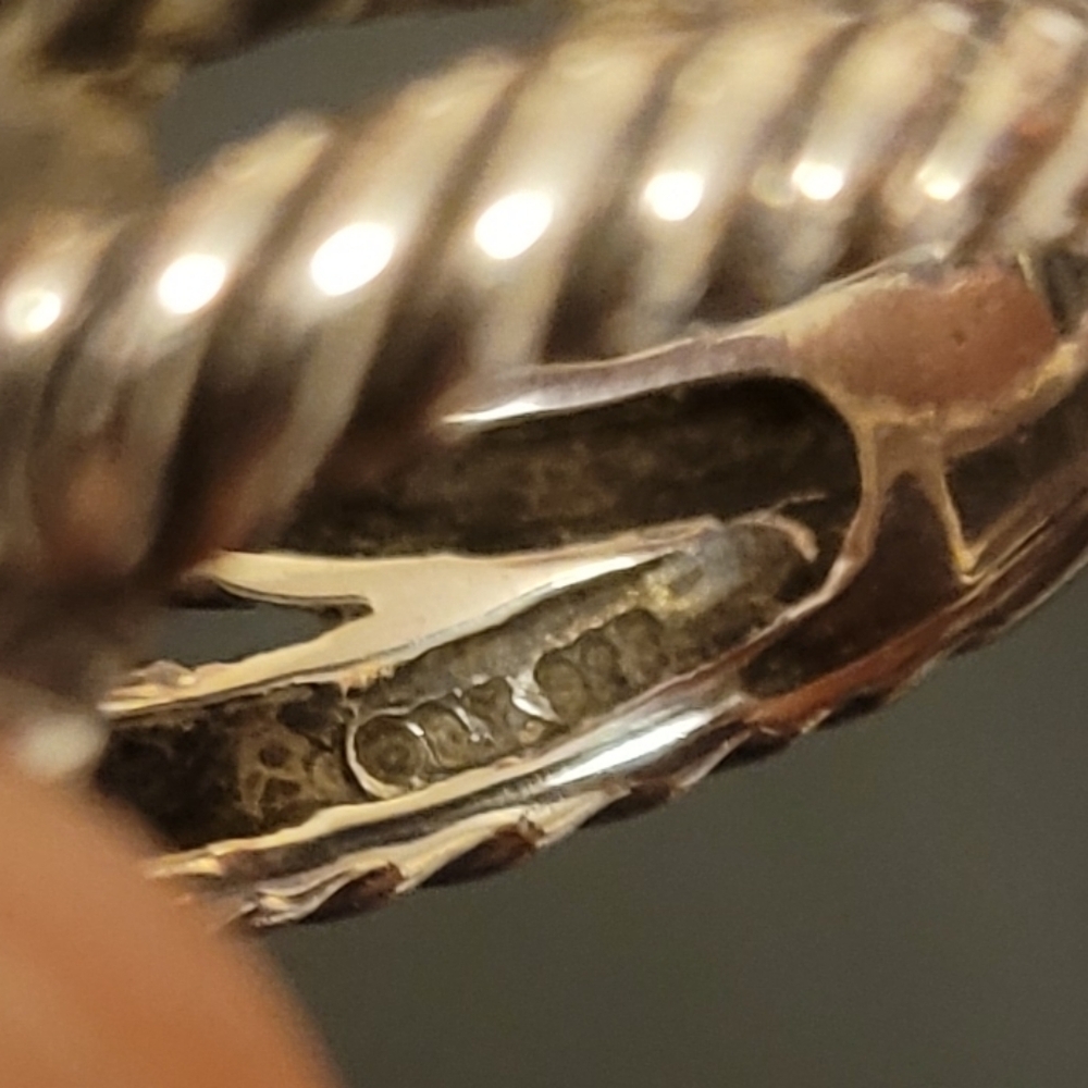 David Yurman Smoky Topaz And Diamond Ring - Picture 4 of 4